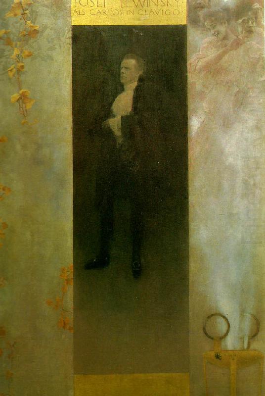 port lewinskyratt av josef, Gustav Klimt
